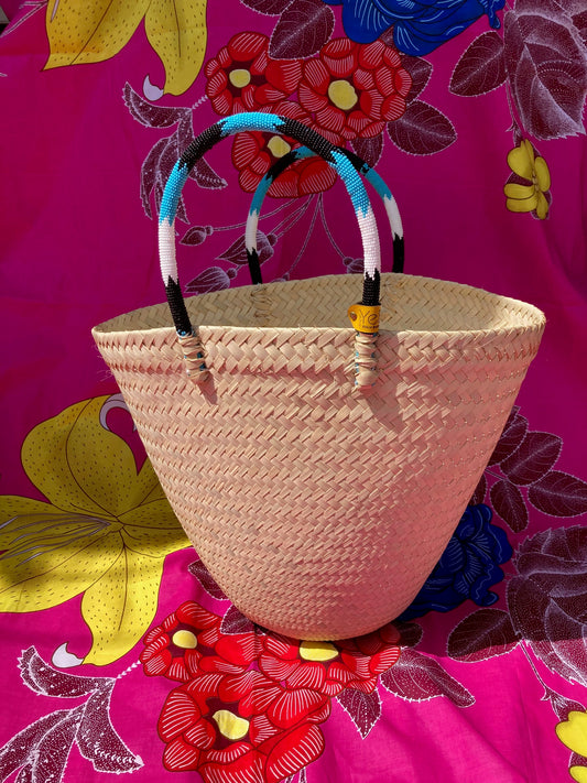 Beaded Handle Basket