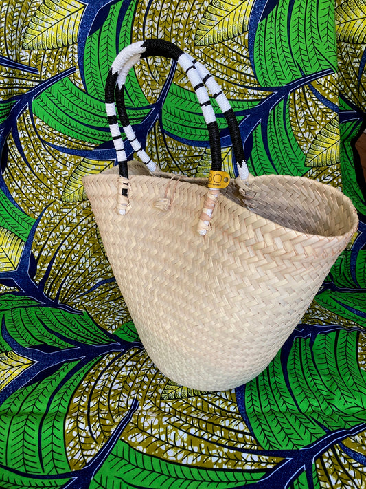 Beaded Handle Basket