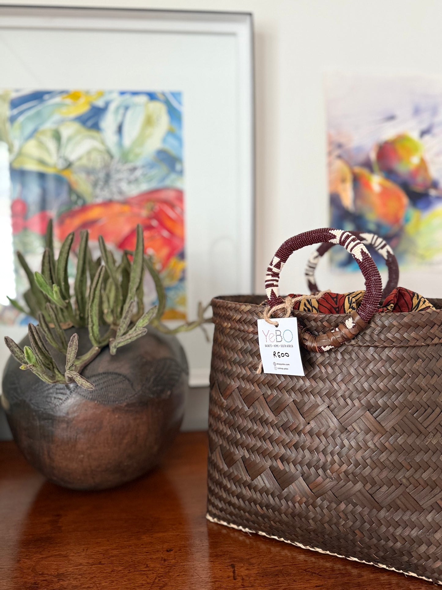 1 Mini Clutch Basket Bangle Handles